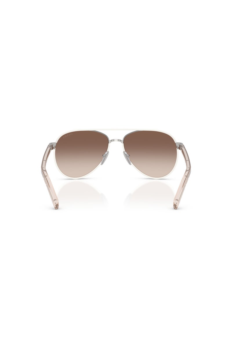 PRADA Square Sunglasses for Men - Matte Black - 56mm Lens - Image 3